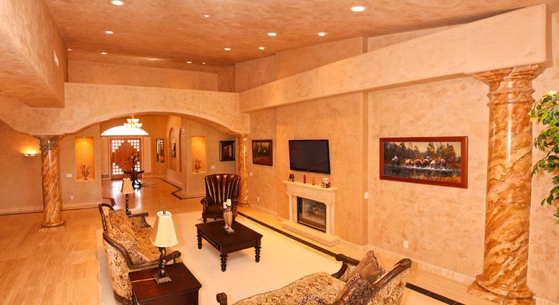 Living Room Overhead View